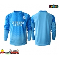 Camisa de Futebol Real Madrid Goleiro Equipamento Principal 2025-26 Manga Comprida